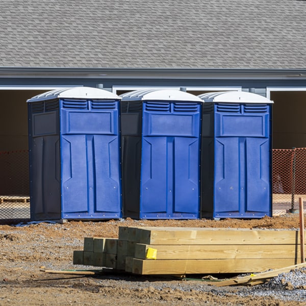 how can i report damages or issues with the porta potties during my rental period in Rouzerville PA